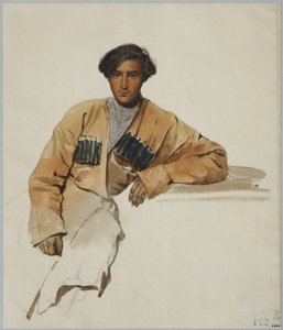 Porträt von Christophor Dmitrievich Sanikidze