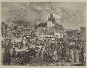 Der Platz des Basars, Tiflis von Grigori Grigorevich Gagarin