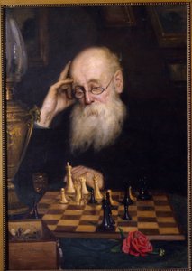 Schach mit sich selbst von Grigori Grigoryevich Myasoedov