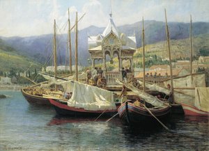 Hafen von Jalta, 1890