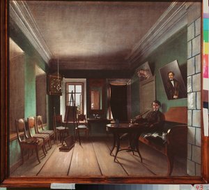 Innenraum des Hauses Bykov von Grigory Vasilievich Yurov