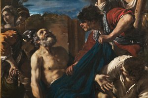 Das Martyrium des heiligen Petrus (Detail)
