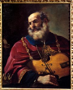 König David (spielt die Geige)