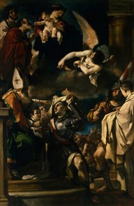 Der heilige Wilhelm von Aquitanien erhält die Kutte