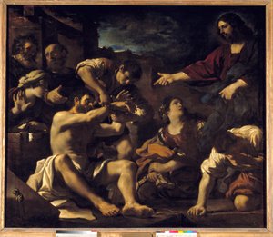 Die Auferstehung des Lazarus von Guercino