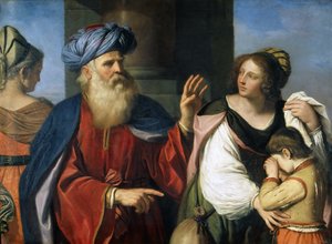 Abraham vertreibt Hagar und Ismael