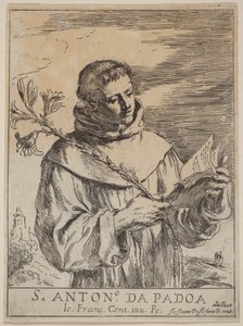 Der heilige Antonius von Padua von Guercino