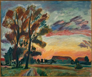 Große Landschaft von Schwedt von Götz von Seckendorff