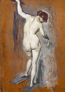Nackte Frau