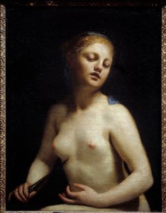 Lucretia starb. Lucretia (Lucrezia, römische Dame) war das Opfer von Gewalt durch ihren Cousin Sextus Tarquinius, den Sohn von Tarquinius Superbus. Lucretia rief ihren Vater und Ehemann (Collatinus) und kam mit Lucius Junius Brutus, dem Cousin von Lucius