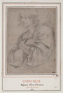 Ein Engel mit verschränkten Armen von Guido Reni