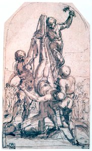 Kreuzigung des heiligen Petrus, ca. 1600-1642 von Guido Reni