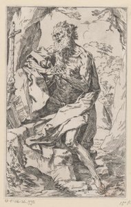 Der heilige Hieronymus in der Wildnis von Guido Reni