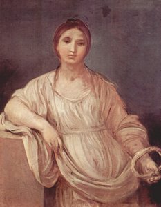 Porträt eines Mädchens mit Krone von Guido Reni
