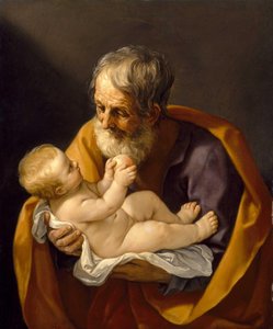 Der heilige Josef und das Christkind