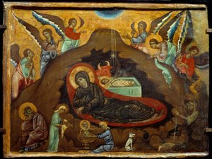 Die Geburt Christi von Guido da Siena