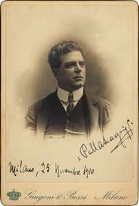 Porträt des Komponisten Pietro Mascagni 1863-1945, 1910
