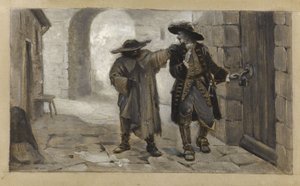 Han von Island besteigt Baron Wœthün, ca. 1889 von Guillaume Albert Demarest
