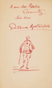 Widmung an Maurice Cremnitz aus "Le Poète Assassiné", 1916