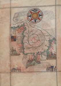 Golf von Biskaya im Atlas von Guillaume Brouscon (1540-1560) von Guillaume Brouscon