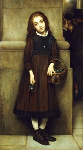 Blumenmädchen vor der Oper, 1873 von Guillaume Charles Brun