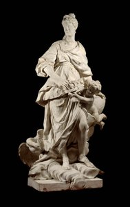 Porträt von Marie Lescszinska, Königin von Frankreich (Leczinska, Lescszinka oder Leszinka) (1703-1768) Königin von Frankreich in Junon Marmorskulptur von Guillaume Coustou (1677-1746) um 1725 Paris, Musée du Louvre