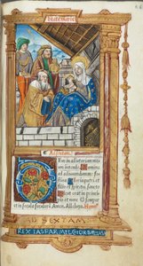 Stundenbuch (Gebrauch von Rom): fol. 38r, Anbetung der Könige