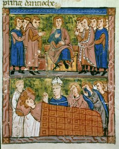 Rat der Kreuzhäuptlinge und Tod von Baudoin, Graf von Hainaut von Guillaume de Tyr