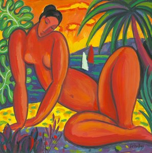 Tahitianische Nackte von Guillermo Martí Ceballos