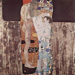 Gustav Klimt Poster – Die DREI Lebensalter Der Frau, 91x61 Cm, Hochglanz Druck Für Die Wand
