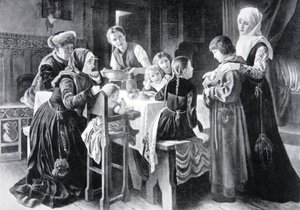 Die Jugend von Martin Luther, Illustration aus 