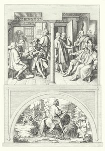 Szenen aus dem Leben von Martin Luther (Stich) von Gustav Ferdinand Leopold Konig