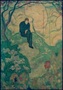 Jüngling in Landschaft