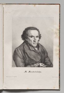 Deutschlands berühmte Autoren: Porträt von Moses Mendelssohn