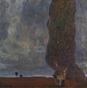 Nahendes Gewitter Der große Pappel II, 1903 von Gustav Klimt