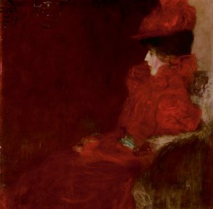 Klimt - Dame im Fauteuil, 1897-98 von Gustav Klimt