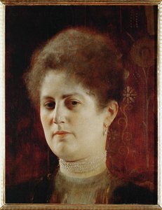 Porträt einer Dame, um 1894 von Gustav Klimt