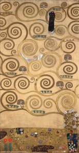 Skizzen für den Fries für das Palais Stoclet in Brüssel, Belgien von Gustav Klimt
