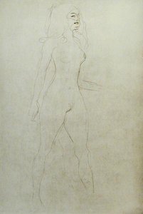 Stehender Akt (verso)