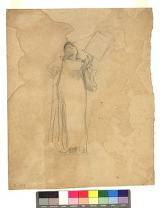 Stehende Frauengestalt von Gustav Klimt