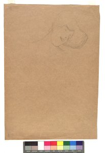 Studie eines weiblichen Kopfes von Gustav Klimt