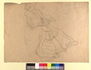 Studie zu einem Damenporträt von Gustav Klimt