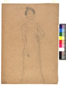 Studie zu einem Damenporträt von Gustav Klimt