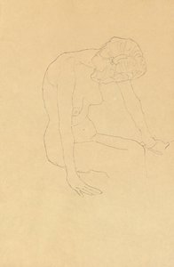 Studie eines weiblichen Aktes, ca. 1908-1909