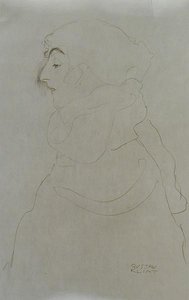 Frau im Profil, um 1904-06