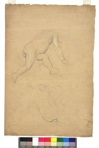 Zwei Studien zu nackten Kinderkörpern von Gustav Klimt