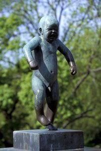 Skulptur, Frognerparken, Oslo, Norwegen, Europa