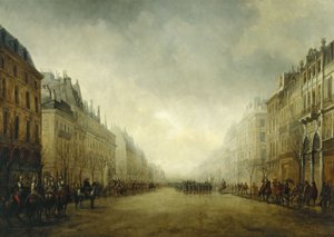 Parade des Prinz-Präsidenten auf den Grand Boulevards von Gustave Edward Barry