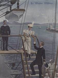 An der Kuppe. Titelblatt von Le Figaro Illustré, März 1897