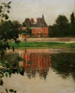 Schloss am Ufer der Seine, Argenteuil von Gustave Caillebotte
